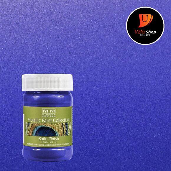 Modern Masters ME42906 Venetian Blue Metallic Paint Collection Water-Based - Picture 2 of 2